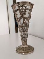 Versilberter Deko‑Pokal / Vase – 25 cm – Vintage